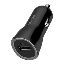 Телефонное азу 1 usb 2.4а, цвет черный