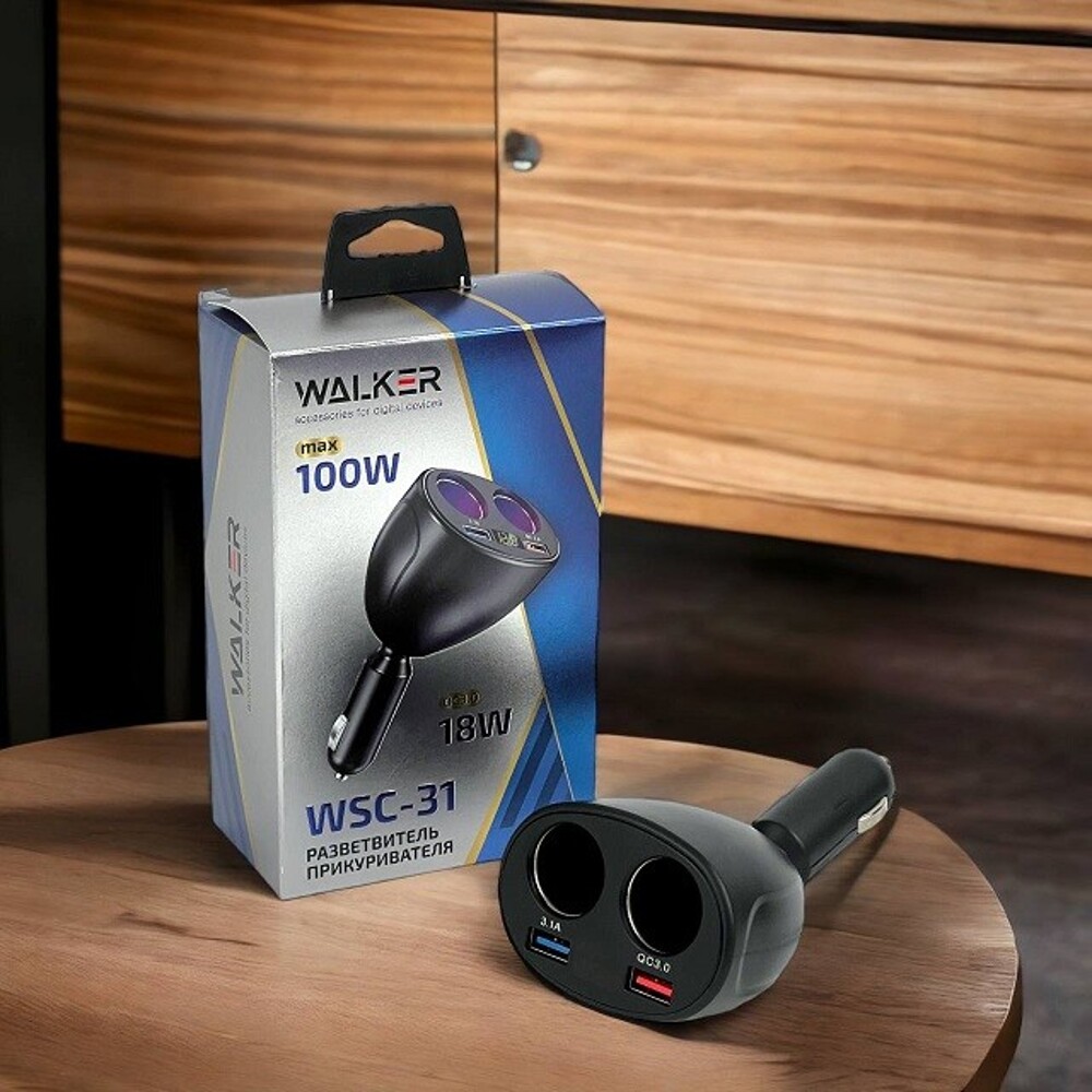 Телефонное азу 2 usb 2.1а 18вт + 2 разьема с дисплеем, 100вт,цвет черный Телефонное азу 2 usb 2.1а 18вт + 2 разьема с дисплеем, 100вт,цвет черный