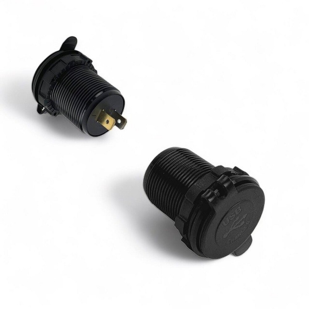 Врезной разъем USB на 3-порта, QC 3.0+4,2 A, SC9, 12V/24V, с крышкой Врезной разъем USB на 3-порта, QC 3.0+4,2 A, SC9, 12V/24V, с крышкой