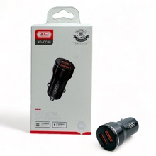 Телефонное азу 2 usb 12вт, 2.4а, цвет черный