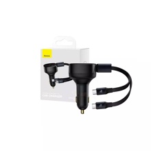 Телефонное азу 1 type-c, + провод Type-C, 33 W, цвет черный