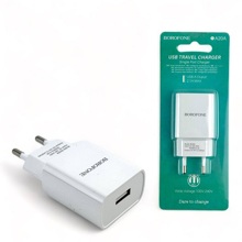 Телефонное сетевое зу 1 usb, 2.1 a, цвет белый