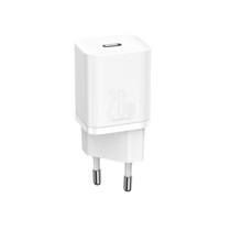 Телефонное сетевое зу 1 type-c, (20w), цвет белый