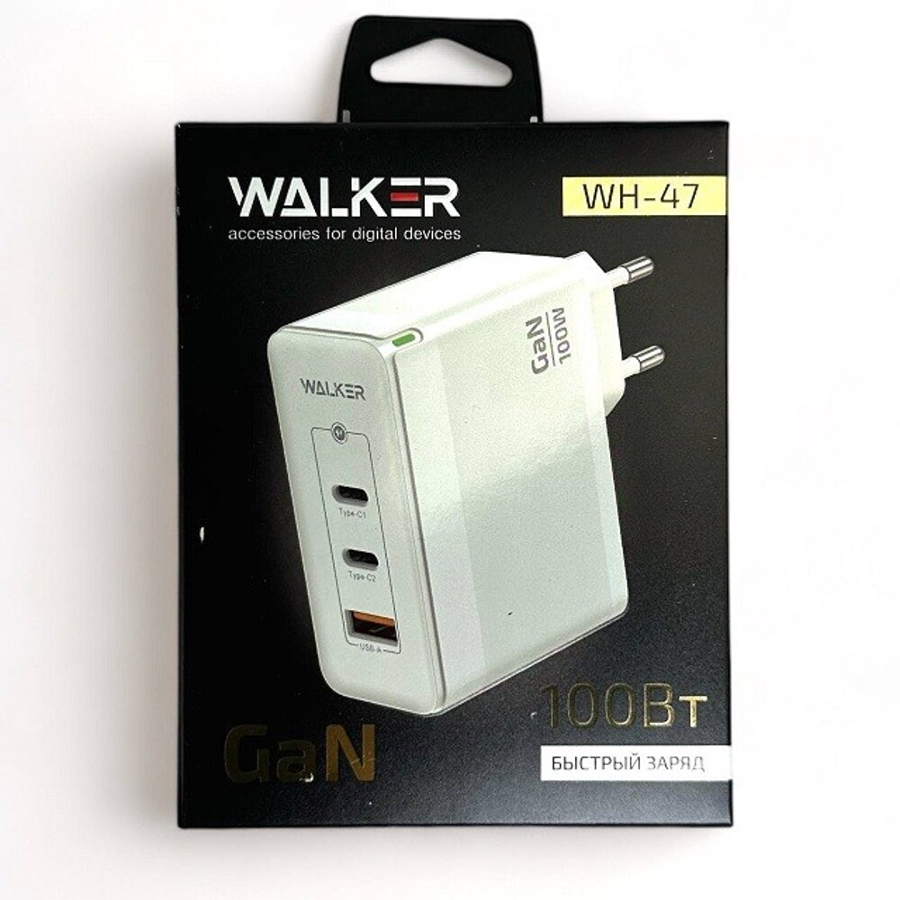 Телефонное сетевое зу 1 usb + 2 type-c, 3.25a, 100 вт, цвет белый Телефонное сетевое зу 1 usb + 2 type-c, 3.25a, 100 вт, цвет белый