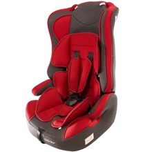 Автокресло LB 513 RF п/з (39 deep red/bk dot) (9-36 кг, группа 2,3)