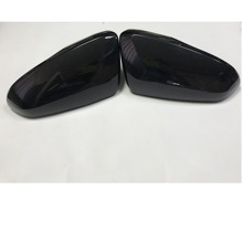 Накладка на зеркало для Лада Веста, цвет Черная жемчужина (комплект 2шт)