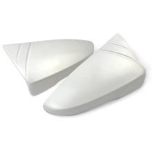 Накладка зеркала лада Гранта в стиле м зеркал бмв штатная установка (Белый пластик) (Компл)