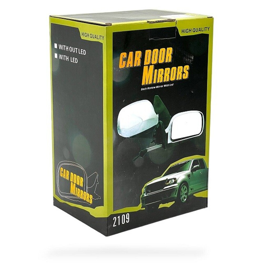 Комплект зеркал боковых для ваз - 2109, цвет черный Комплект зеркал боковых для ваз - 2109, цвет черный