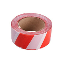 Скотч Лента 50 мм*180 м сигнальная (красно-белая)6