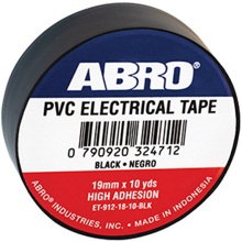 Изоляционная лента 19 мм * 9,1 м, цвет черный