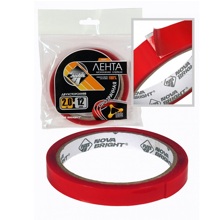 Скотч двусторонний 12 мм*2м, прозрачный