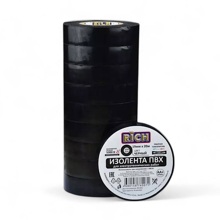 Изоляционная лента 19 мм * 20 м, цвет черный