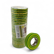 Изоляционная лента 19 мм * 20 м, цвет желто-зеленый