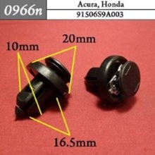 Автокрепеж для Lexus,Toyota, Acura, Honda B1006867569, 91506S9A003 (91506-S9A-003) (50шт)