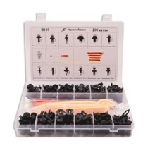 Набор пластиковых клипс с инструментом 200шт (B109)