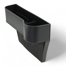 Органайзер карман между сидениями для мелочи, с подстаканником черный