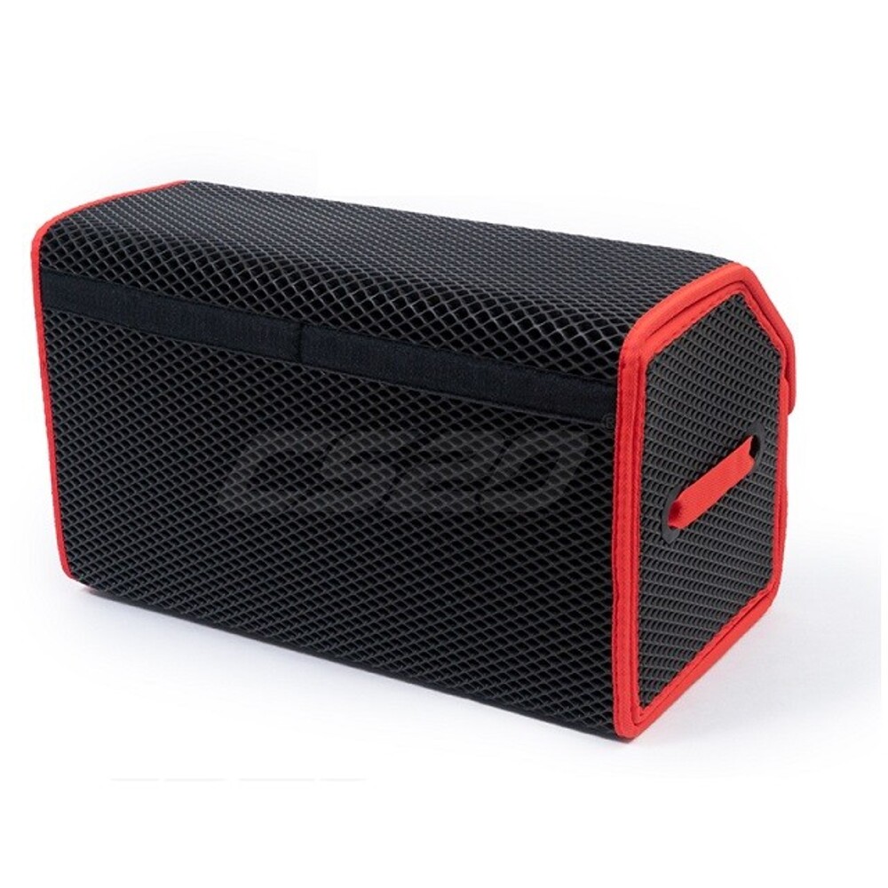 Сумка органайзер в багажник на липучке из EVA материала, цвет черный с красным кантом (размеры 55*32*30 см) Сумка органайзер в багажник на липучке из EVA материала, цвет черный с красным кантом (размеры 55*32*30 см)