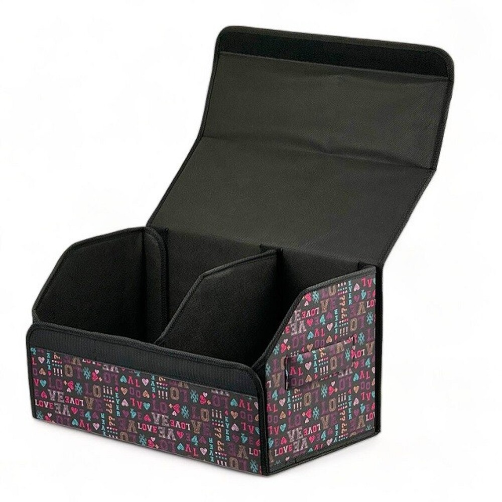 Сумка органайзер в багажник на липучке цвет LOVE (размеры 50*30*30 см) Сумка органайзер в багажник на липучке цвет LOVE (размеры 50*30*30 см)