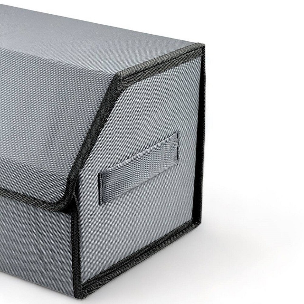 Сумка органайзер в багажник на липучке цвет серый (размеры 50*30*30 см) Сумка органайзер в багажник на липучке цвет серый (размеры 50*30*30 см)