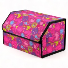 Сумка органайзер в багажник на липучке цвет сердце (размеры 50*30*30 см)