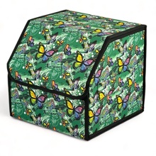 Сумка органайзер в багажник на липучке цвет бабочки (размеры 30*30*30 см)