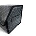 Сумка органайзер в багажник на липучке из эко-кожи, цвет черный с белой строчкой ромб, черный кант (размеры 30*30*30 см) Сумка органайзер в багажник на липучке из эко-кожи, цвет черный с белой строчкой ромб, черный кант (размеры 30*30*30 см)