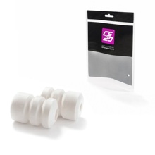 Буфер хода сжатия задней стойки PROFI для ваз-2110 пенополиуретан белый (к-т. 2 шт.)