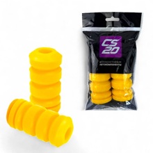 Буфер ваз-2110 стойки передней полиуретан желтый comfort, комплект 2шт