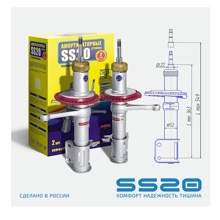 Амортизаторные стойки передней подвески стандарт для а/м ваз 2110