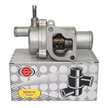 Термостат в сборе(нового образца с дополнительным штуцером). Lada Vesta, Largus(двигатель ваз), xray, granta c 2015г