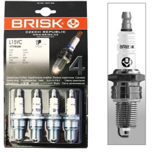 Свечи зажигания L15YC 0001 SUPER, 8 клап. карбюратор, с контактной системой загижания BRISK
