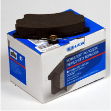 Тормозные колодки передние ваз 2110-12