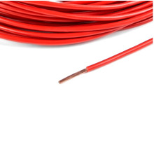 Провод пвам 1,5 кв.мм, цвет красный, бухта 100 м, б/упак