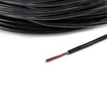 Провод пвам 1,5 кв.мм, цвет черный, бухта 100 м, б/упак