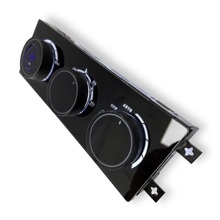 Блок управления печки/климат-контроля светодиодный Lada Priora с кондиционером (белый)