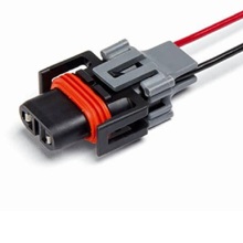 Колодка 2-х контактная гнездовая, к фарам H8, H11, H27/2, с пров.0,75 кв.мм