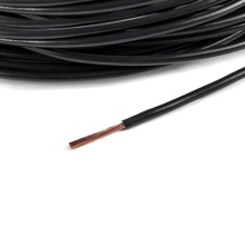 Провод пвам 2,5 кв.мм, цвет чёрный, бухта 100 м, б/упак