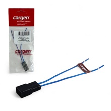 Колодка межжгутовая 2-х клеммная штыревая серии 2.8, с проводами 0,75 мм кв.