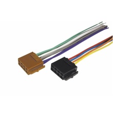 Колодка для автомагнитол Евро ISO 2 гнезда акустика+питание/10