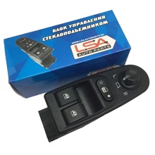 Блок управления стеклоподьемниками Калина (с/о, 2-х клавишн. с управлением зеркалами)