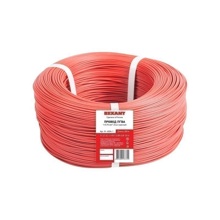 Провод пгва 1х 0,75 мм, медный, красный, 200 метров