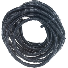 Гофра автомобильная диаметр 6,8 мм, разрезаная, материал полипропилен, длина 5 м-0705