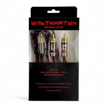 Кабель миниджек мд-2rca ут 1.5 м ультиматум