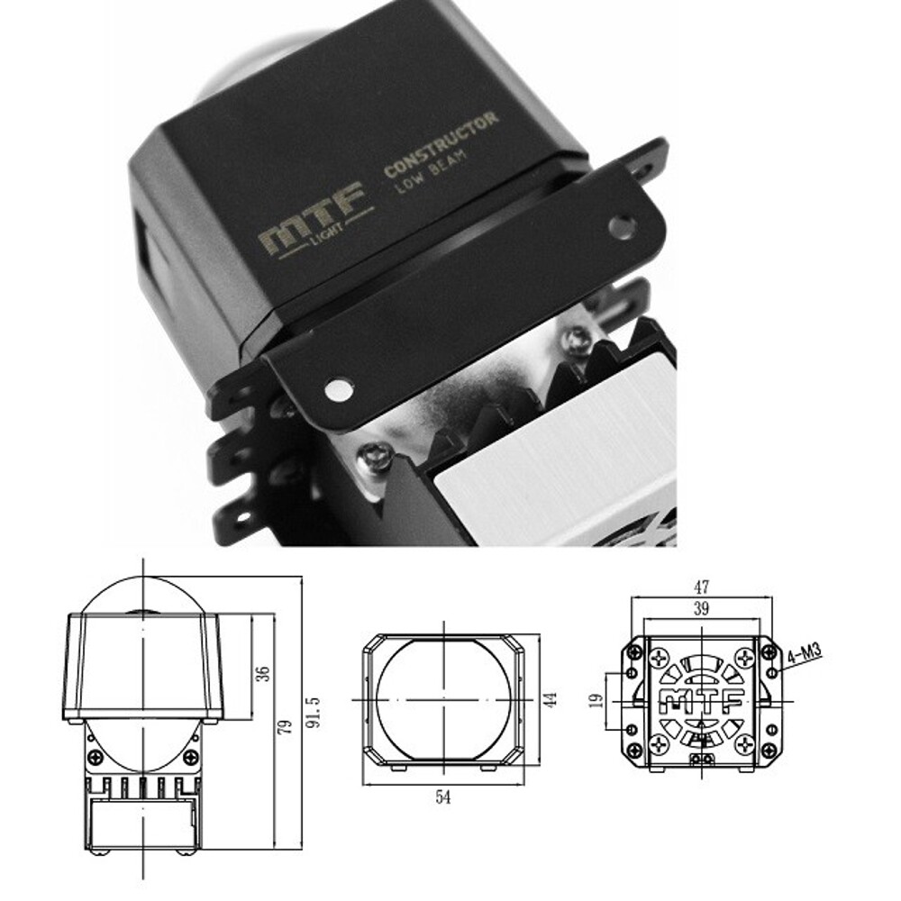 Би-LED модуль 1.8 дюйма 5500K 30Вт MONO 12в construktor low beam ближний свет (компл) Би-LED модуль 1.8 дюйма 5500K 30Вт MONO 12в construktor low beam ближний свет (компл)