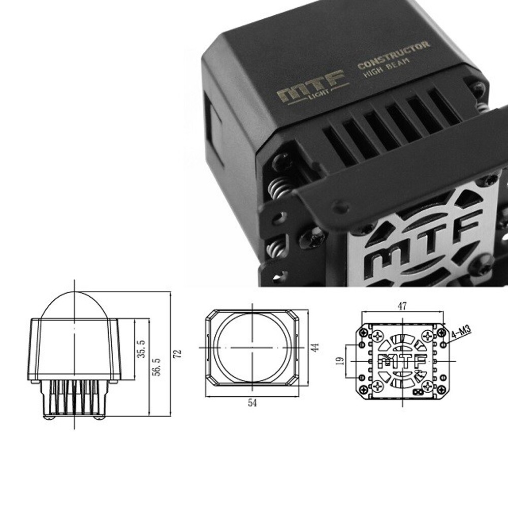 Би-LED модуль 1.8 дюйма 5500K 20Вт 12в construktor high beam дальний свет (компл) Би-LED модуль 1.8 дюйма 5500K 20Вт 12в construktor high beam дальний свет (компл)