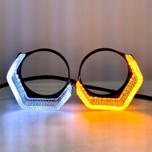 Маска для линз 3,0 дюйма Ангельские глазки + указатель поворота (к-кт) /i3-C30-WY