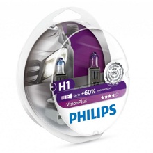 Лампа H1 галогенная 55W 12V Vision Plus + %60 (2шт комплект)
