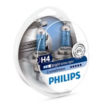 Лампа H4 галогенная 60/55W 12V Cristal Vision (2шт комплект)