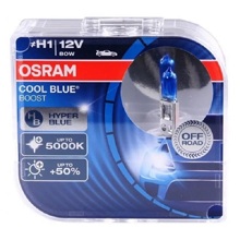 Лампа H1 галогенная 80W 12V Cool Blue Boost (2шт комплект)