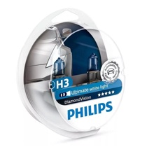 Лампа H3 галогенная 55W 12V Diamond Vision +60 % (2шт комплект)